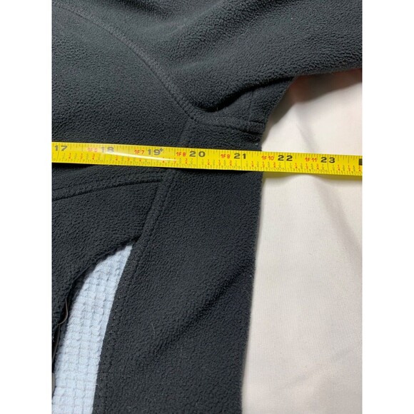 The North Face Jacket Womens M Black Windwall Full Zip Fleece Hooded Thermal TNF - Picture 6 of 14